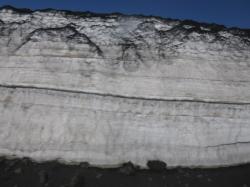 Murs de neige a la montee de l etna